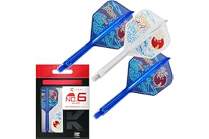 TARGET DARTS Target Japan Player Edition K Flex Flights and Shaft System | 3er-Pack Kflex All In One Flights, Player Edition Dartzubehör | K-Flex Dartschaft kurz/Mittelstufe/Mittel
