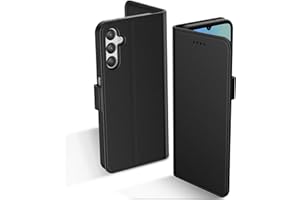 Aiziki Etui na telefon komórkowy Samsung Galaxy A05s, RFID, składane etui ochronne, portfel, funkcja stojaka, przegródki na karty, czarne