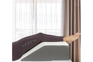 Klbs benhöjningskudde | elegant jacquardskydd | säng kilkudde | knäkudde benkudde
