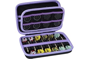 Peyyargo Dur Étui de Protection Compatible avec 12 Fléchettes Pointe Acier