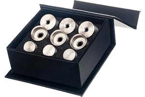 Trompetenverkleidungsset zur Verbesserung des Klangs. Für alle Yamaha-Trompeten. Maßgeschneiderte KGUBrass (schwer, gebürstetes Silber)