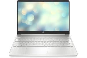 HP Laptop 15s-fq2010sf PC Portable 15.6" FHD (Intel Core i5-1135G7, RAM 8 Go, SSD 512 Go, AZERTY, Windows 11 Famille) Argent - Jusqu'à 100€ remboursés