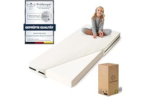 ‎SMARTWOOD smartwood Kindermatratze 90x200 12cm Matratze für Kinder - H2 Schaumstoffmatratze Oeko-TEX-Zertifiziert - Wendbar - mit Waschbarem Antiallergischem Bezug – SmartComfort | Made in EU