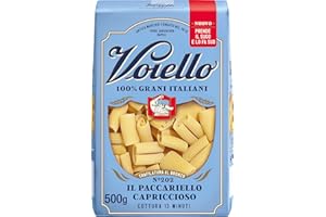 Voiello Il Paccariello Capriccioso n. 202, Grani 100% Italiani, Pasta Trafilata Al Bronzo, 500 g