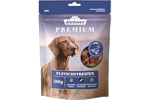 Dehner Premium Przekąska dla psa, filet z piersi z kaczki w paskach, 500 g
