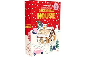 BELLA & CO. Machen und dekorieren Sie Ihr eigenes Lebkuchenhaus-Set (groß) | Weihnachtssüßigkeiten für Kinder | kein Backen erforderlich mit Zuckerguss und Süßigkeiten Dekorationen | vorgeformtes Lebkuchenhaus |