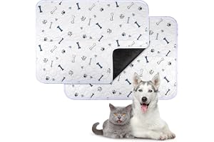 Zocipro 2-pack tvättbara valpdynor 45 x 60 cm, återanvändbara hundträningsdynor