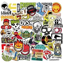 50 Autocollants Gothiques - Stickers Graffiti Vinyle Imperméables - Déco Skate, Laptop, Bouteille, Voiture - Ados & Adultes