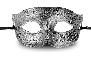 Sibba Máscara de baile de máscaras para hombre, disfraz de fiesta veneciana, vintage, disfraz de Halloween, máscara de Mardi Gras, máscara de Navidad para disfraces, cosplay, bailes, carnaval,