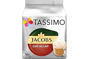 Kapsułki Tassimo Jacobs Café au lait 16 kaw białych, rozmiar L