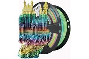 Stronghero3D PETG 3D Printer Filament 1.75mm Rainbow 1kg for Anet Creality Ender3 Prusa