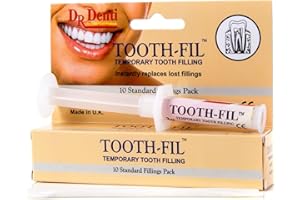 Dr Denti Tooth Fill 3g Temporary Filling Dental Hole Filler Repair Kit Instant Care Cement Capsules