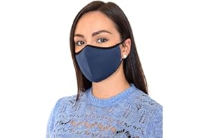 Relaxsan UNIMA [Bleu Garda] – Bande bouche nez très léger filé Dryarn et argent X-Static lavable et réutilisable
