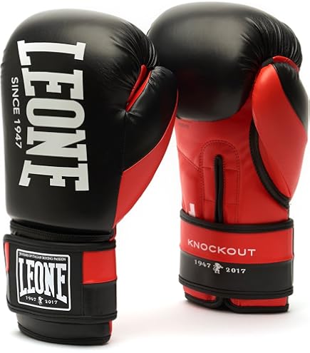 LEONE 1947 Guantoni Boxe Bordeaux - Con Stampe Dorate