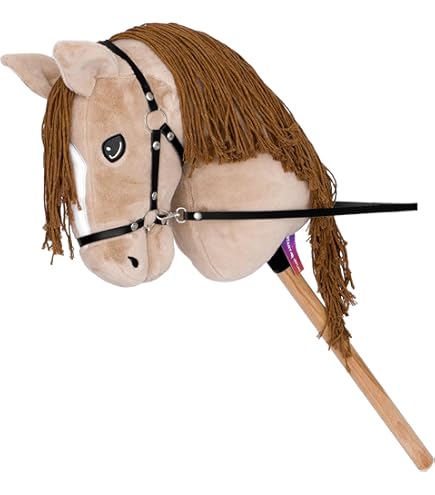 Hobby Horse A3 Pie Black Diamond Met Glitternet Zwart Wit Stokpaard Flow Voor Kinderen En Jongeren 3623608895