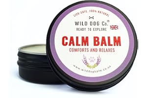 WILD DOG CO Dog Calm Balm 30g calming remedy for anxious scared tired dogs and puppies,100% safe stress relief without sprays or drops, Made in the UK