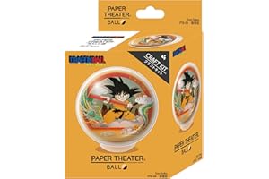 Ensky Paper Theater Ball PTB-04 Son Goku (3D en papier et carton, artisanat à découper, coller et assembler. Décoration), H88 x W84 x D84 mm