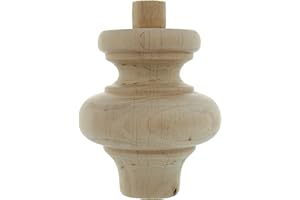 FERRAMENTA GEPA PIEDI PER MOBILI ART. 53014 IN LEGNO DI ONTANO - 4 PZ. 95x118