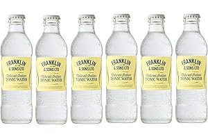 ZEUS PARTY Acqua Tonica Franklin & Sons Tonic Water 200 ml (Indian Tonic, 6)