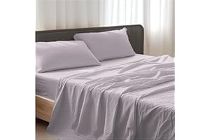 GIOVANNI DOLCINOTTI MADE IN ITALY Giovanni Dolcinotti | Set Lenzuola Letto Matrimoniale 4 pz, Microfibra, Silver Pink, Modello Detroit - Lenzuolo con Angoli, Lenzuolo sopra e 2 Federe 50x80 cm