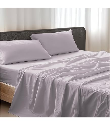 Pacific Coast Textiles Set Di Lenzuola In Microfibra Con Pizzo All'Uncinetto – Grigio Tortora, 4 Pezzi - 6