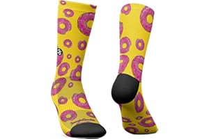 Jungle Socks Chaussettes de sport longues colorées et amusantes pour hommes et femmes, pour le CrossFit, le cyclisme, la course à pied, le VTT. Conçu en Europe.