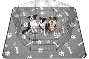 Petbank Haustier Urinunterlage, Hunde PIPI matten 180*180cm, Wiederverwendbare Hundetrainingspads Wasserdicht Pee Pads Hundematte Haustier Trainingsunterlagen für Welpen,Alte,oder inkontinente Hunde