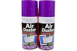 KARRMA LTD. Air Duster Spray - 2 Pack of 200ml Cans for Electronics and Sensitive Equipment for Laptop Tablets Keyboards Smartphones Cameras, Compressed Gas Cleaner Protector Easy & Fast Power cleanup