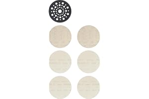 Bosch Professional 7 x Kits de iniciación & quot, Expert M480 & quot, para Madera dura, Pintura sobre madera, 125 mm, Grano 80, 120, 180, Accesorios Lijadora excéntrica