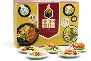 Magma Brick Mixto 5 Surtidos de Comida en Miniatura, Comida diminuta para la casa de muñecas Barbie y Dollhose Escala 1:6