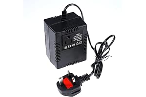 A-DIGISHUO 300W Voltage Converter 220V/240V to 110V/120V Step Down Transformer – UK Plug, Travel Power Adapter for Laptops, WIFI Router, POS Machine, Power Bank, Hair Straightener & More