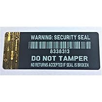 Warning Security Seal Black Tamper Evident Security Ghana - View #11