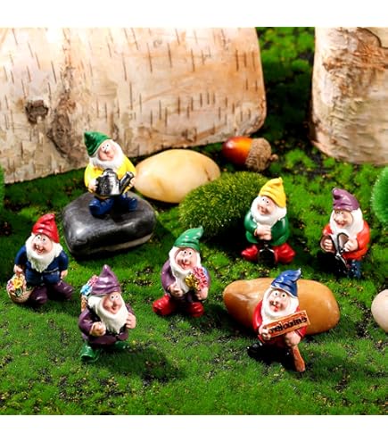 OPVXZAD 20 Pièces Lumineux Figurines Elfes Des Arbres,Figurines D'elfes D'arbre Brillant Dans L'obscurité,Elfe Des Arbres Lumineux Pour Micro Paysage Décorations De La Maison Et Du Jardin