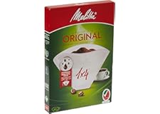 Melitta Original 1 x 4 Coffee Filters - Pack of 40 Filters, White