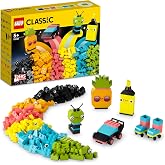 LEGO Classic Yaratıcı Neon Eğlence 11027-5 Yaş ve &Uuml;zeri &Ccedil;ocuklar İ&ccedil;in Canlı Renkli Par&ccedil;alar İ&ccedil;eren Yaratıcı Oyuncak Yapım Set