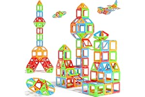 MAUIKAY Magnetic Tiles Baby Toys, 42PCS Magnetic Building Blocks for 2 3 4 5 6 7 8+ Year Old Boys Girls, Sensory Toys STEM Educational Toys Magnetic Tiles for Kids 2-3 Year Old Girl Christmas Birthday Gifts