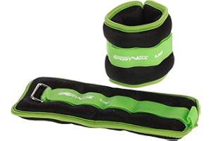 SportVida Obciążniki na nadgarstki i kostki, zestaw 2 sztuk, 1,5 kg, 2 kg, obciążniki do biegania