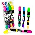 ArtSkills Washable Bright Markers, 1/2" Tip, 4 Pieces, 8 Colors (PA-1212)