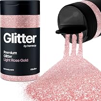 Hemway Gold & Silber Glitzerpulver – Feiner Glitter Für Harz, Kosmetik & Basteln