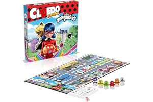 WINNING MOVES - CLUEDO JUNIOR MIRACULOUS - Jeu de société - Jeu de Plateau - 2 à 6 joueurs Version française