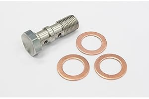 Autobahn88 Stainless Steel Brake Double Banjo Bolt M10x1.0 L=38mm Metric