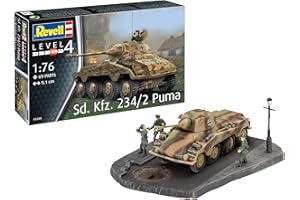 Revell 03288 Sd.Kfz. 234/2 Puma 1:76 Scale Unbuilt/Unpainted Plastic Model Kit
