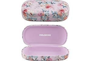 MOLSHINE etui na okulary przeciwsłoneczne z twardą skorupą, klasyczne duże etui na okulary dla kobiet mężczyzn, okulary przeciwsłoneczne