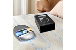CREATULIZE Milbensauger für Matratzen Bed Vacuum with UV, High Heating, Smart Sensor, Lightweight, and Deep Clean Dust and Pet Hair