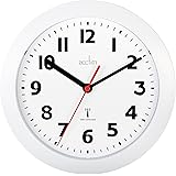 Acctim 74312 Parona Radio Controlled Wall Clock, White
