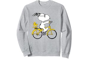 Peanuts Snoopy & Woodstock - Bicicleta de equitación Sudadera