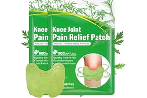 ZOXPM Parche para aliviar el dolor de rodilla, 24 Parches para aliviar el dolor de ajenjo para inflamación de rodilla, espalda, cuello y hombros que alivian hasta 8 horas