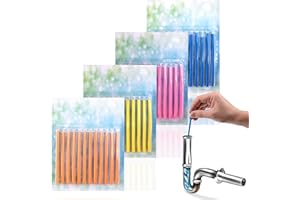 ‎JAWAONLINE JAWA Abflussreiniger Sticks - 48 Abfluss Sticks um Verstopfungen vorzubeugen - Kraftvolle Abfluss Geruchskiller - Erfrischende Abflusssticks - Drainsticks für die Rohrreinigung