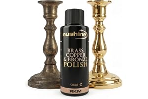 Nushinmässing, koppar och bronspack 50 ml - miljövänlig, lösningsmedelsfri och innehåller anti-missfärgningsmedel för att fördröja framtida missfärgning