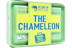 Big Potato Chameleon Travel: The Award-Winning Spot-the-Imposter Game in a Travel Friendly Tin with 20 new topics | Perfect Christmas Game